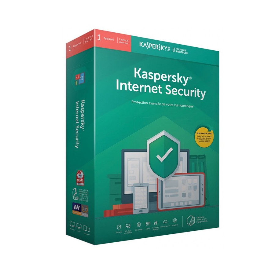 KASPERSKY INTERNET SECURITY 2020 1 AN 1 POSTE