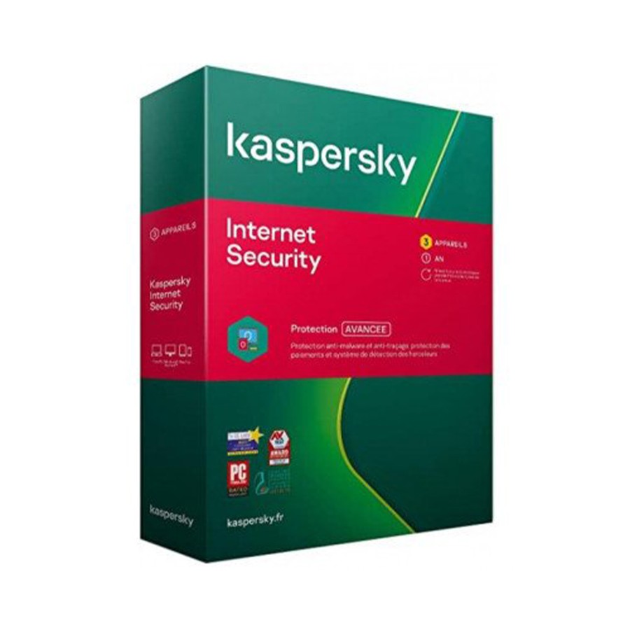 KASPERSKY INTERNET SECURITY 2020 1AN 3 POSTES prix